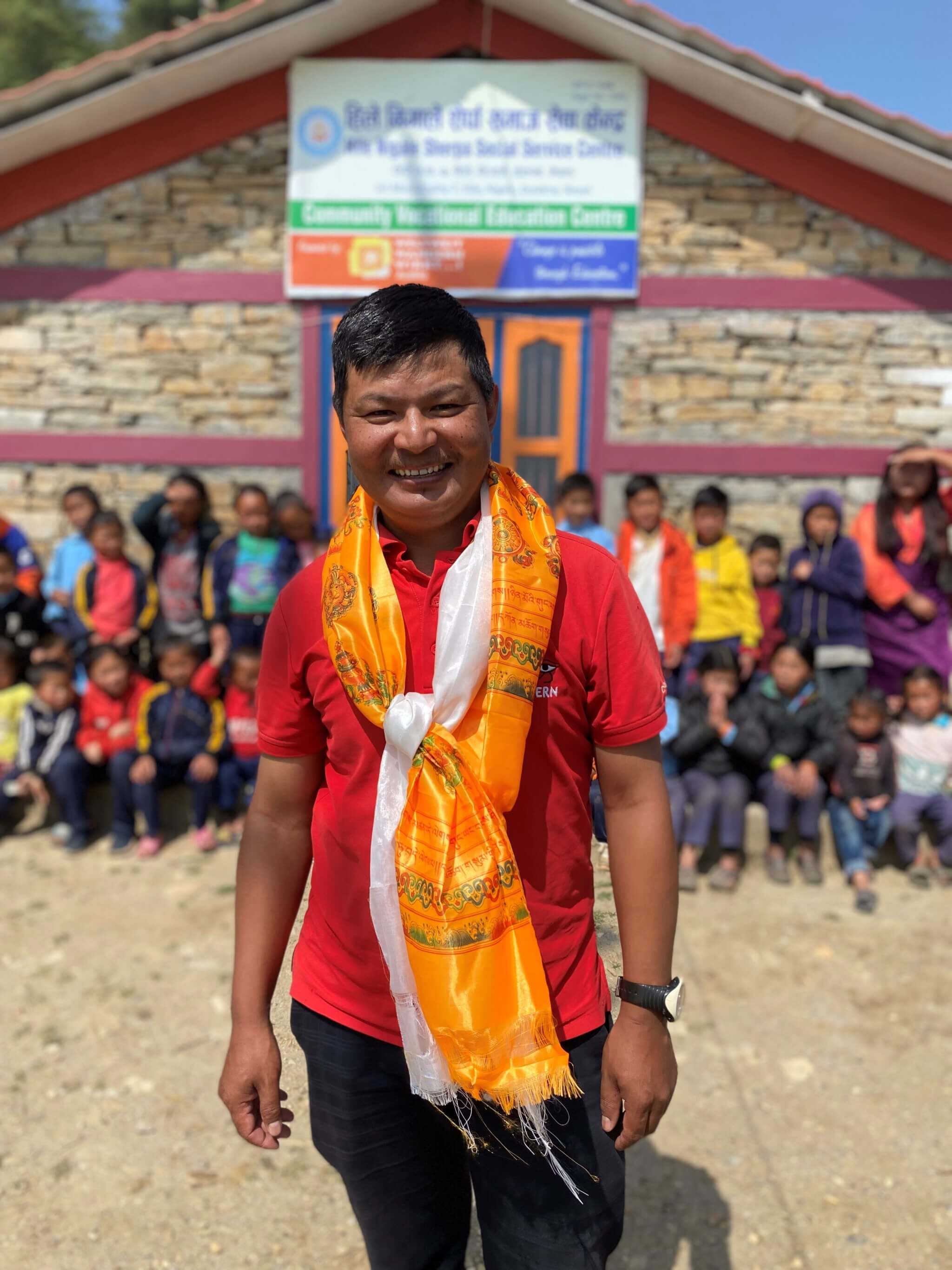 Sonam Sherpa im Halbporträt