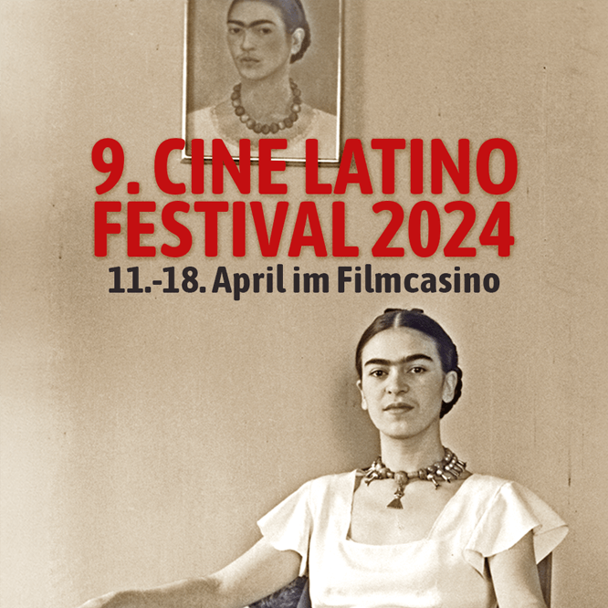 Werbebanner für das Cine Latino Festival 2024