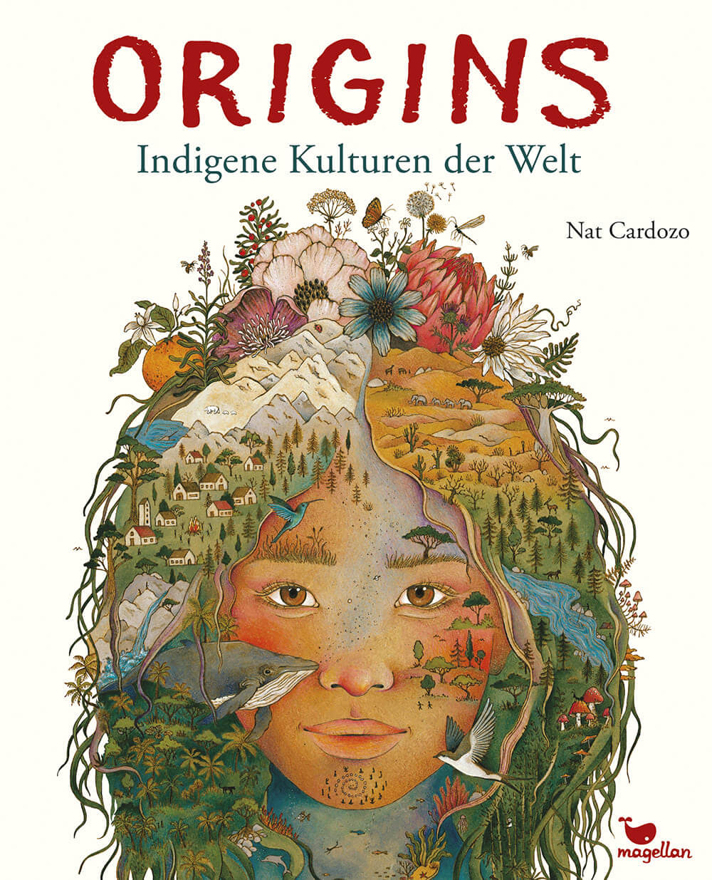 Buchcover zu "Origins - Indigene Kulturen der Welt" von Nat Cordozo.