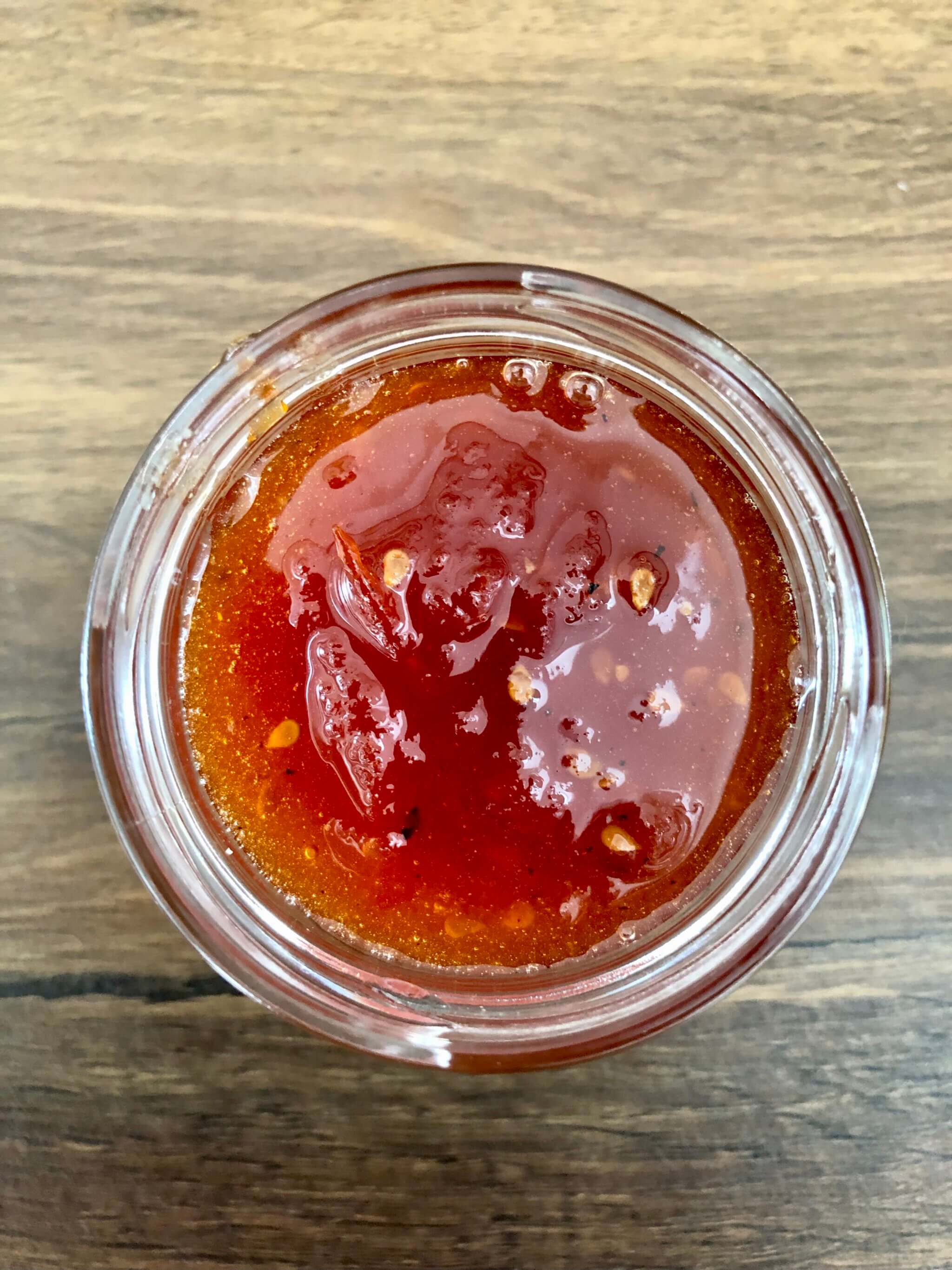 Tomatenmarmelade im Glas
